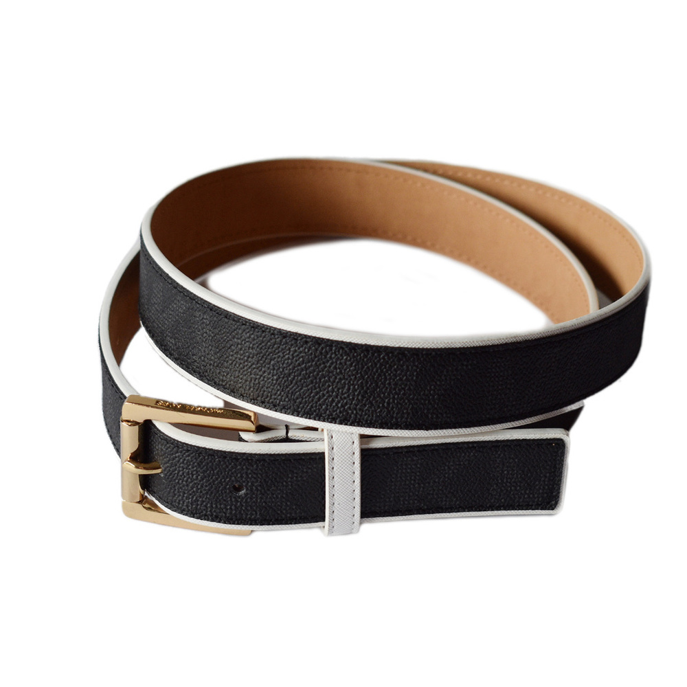 Michael Kors Women’s Belt Black Faux Leather - Picture 2 of 4